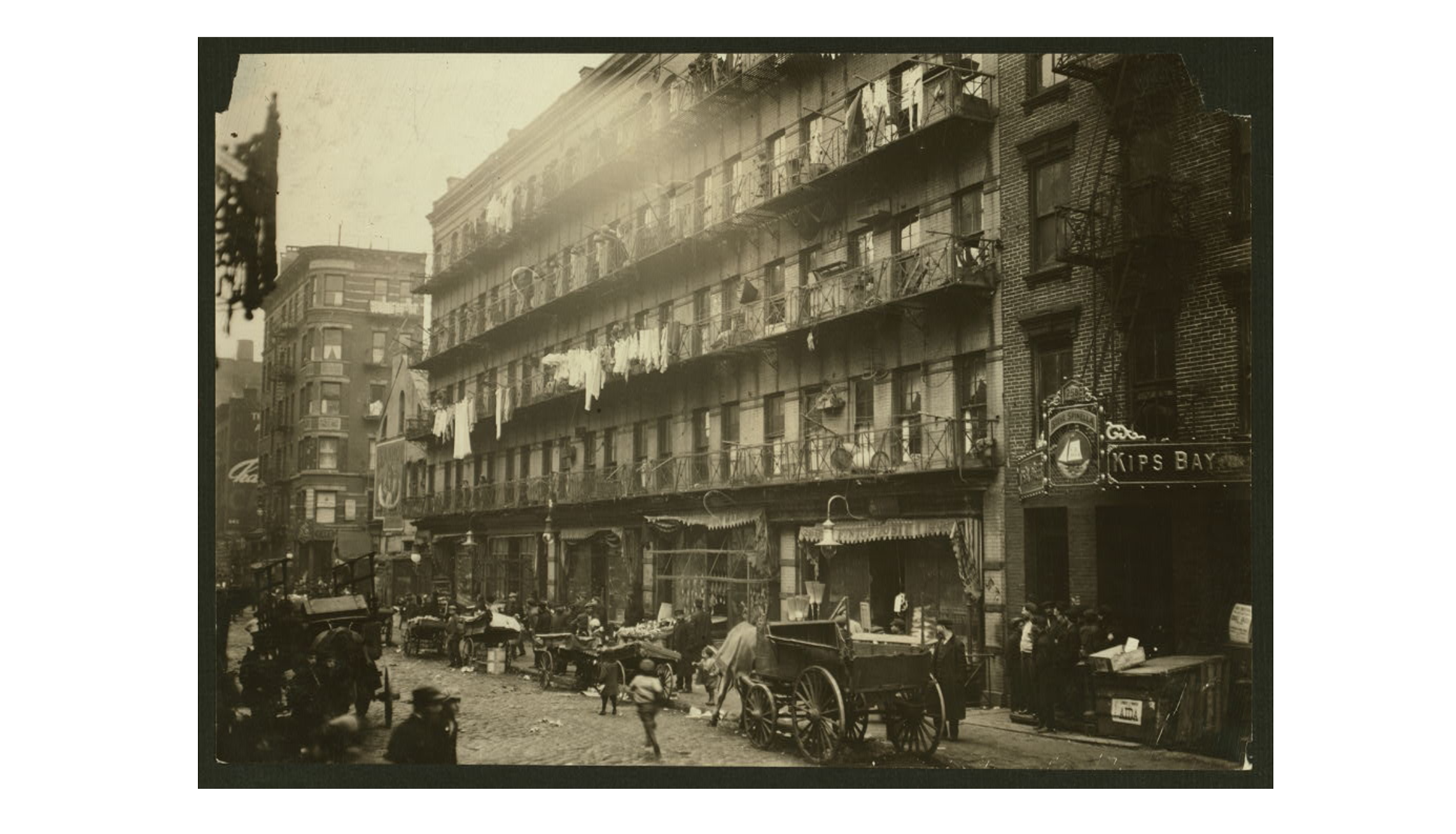 Lewis Hine photograph of 260 Elizabeth Street, 1908